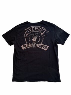 Loomstate for Chipotle Adult Size Medium Beans Food Fight Employee Crew Tee